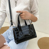 Animal Prints Small Leather Shoulder Bag Women's Crossbody Bag