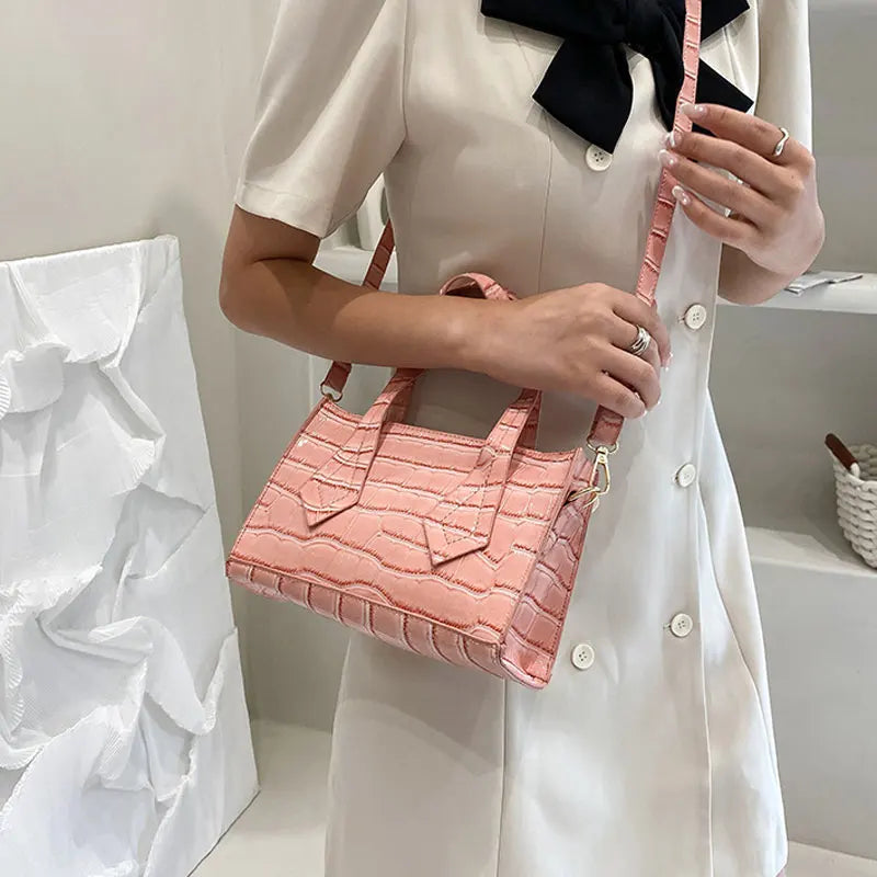 Animal Prints Small Leather Shoulder Bag Women's Crossbody Bag