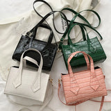 Animal Prints Small Leather Shoulder Bag Women's Crossbody Bag