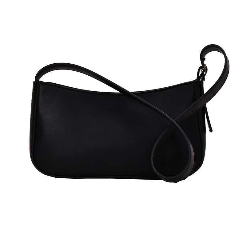 Vintage PU Leather Underarm Shoulder Bag