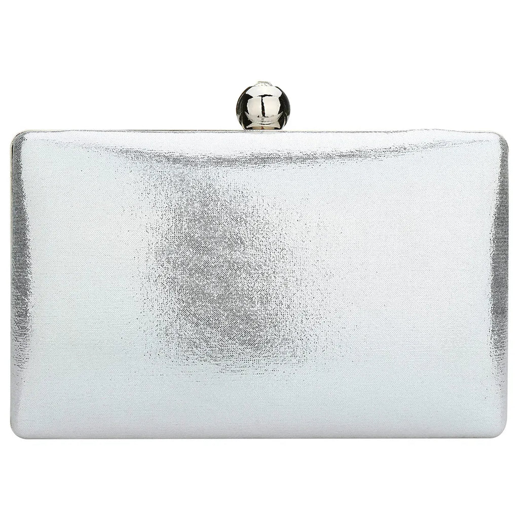 Red Leather Evening Bag Chain Party Shoulder Bags