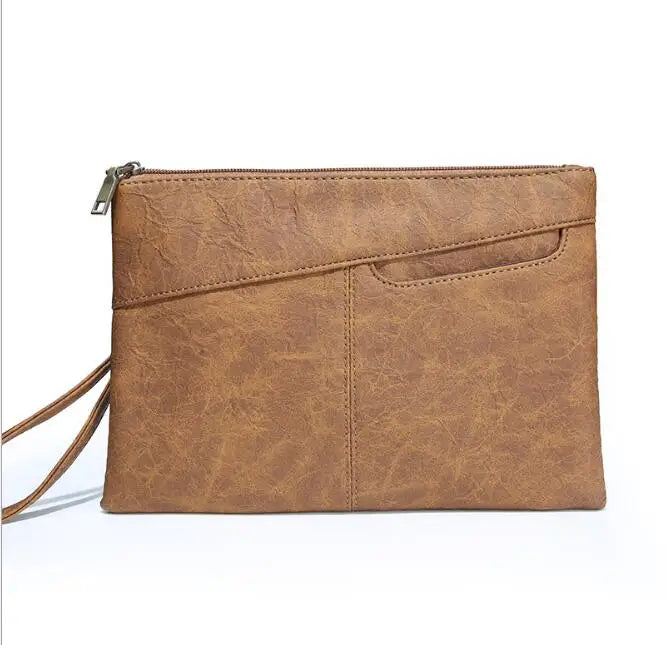 Business Casual Envelope Bag Clutch Retro File Briefcase