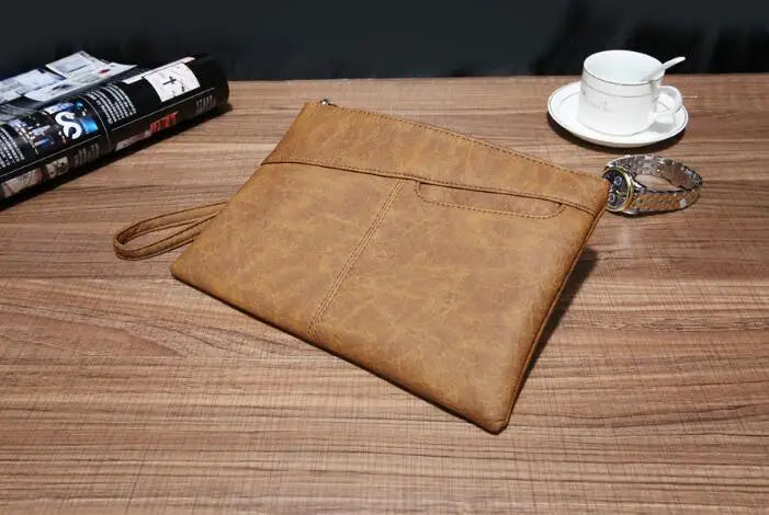 Business Casual Envelope Bag Clutch Retro File Briefcase