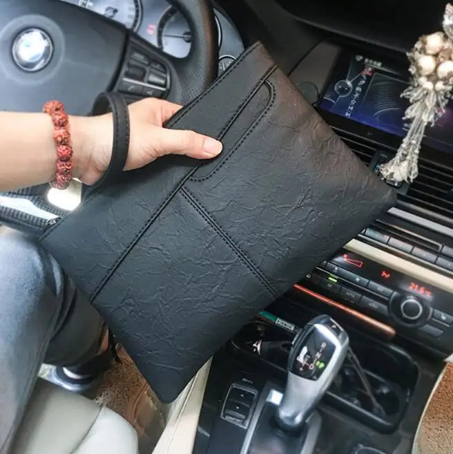 Business Casual Envelope Bag Clutch Retro File Briefcase