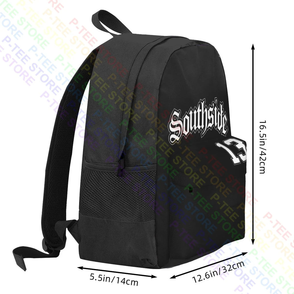 South Side 13 Jersey Cholo Chicano Latino Large Capacity Backpack