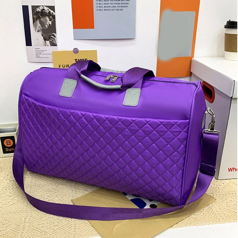 Unisex Gym Tote Fitness Shoulder Bag Weekender Overnight Handbag