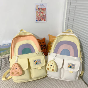 Sport School Bag College Student Bookbag Casual Large Capacity