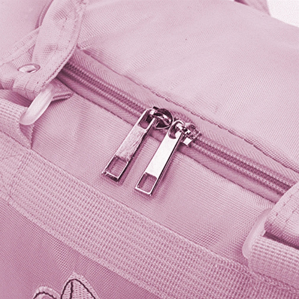 Pink Embroidered Sports Dance Shoulder Bag for Girls