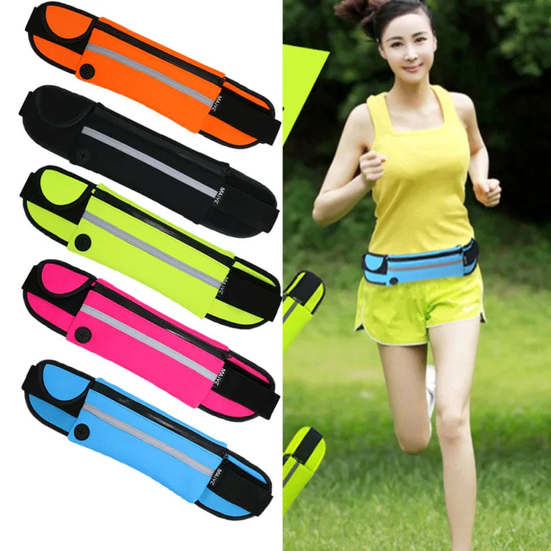 Sports Fanny Pack Belly Waist Bum Bag Fitness Running Jogging Cycling Belt Pouch