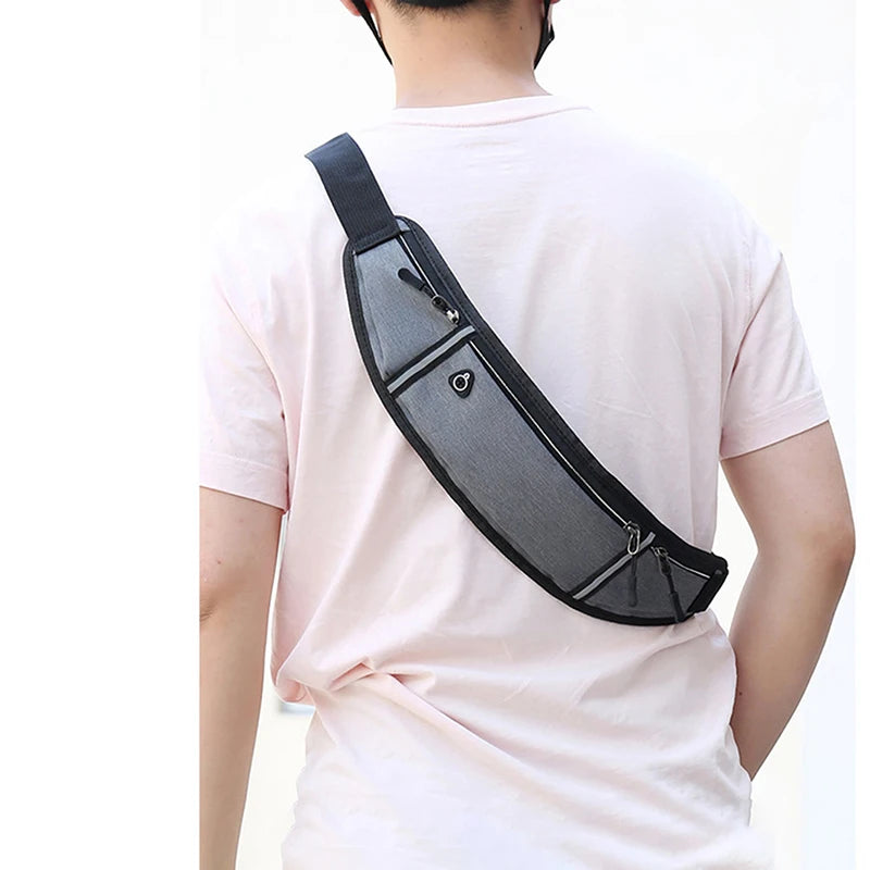 Waterproof Running Waist Bag Fanny Pack Outdoor Crossbody Bag
