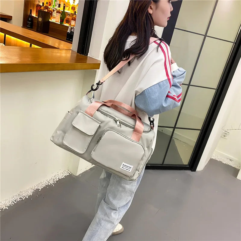 Heart Single Shoulder Oblique Handbag for Sports Travel Fitness