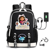 Teen Gabby's Dollhouse Schoolbag With USB Computer Bag
