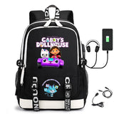 Teen Gabby's Dollhouse Schoolbag With USB Computer Bag