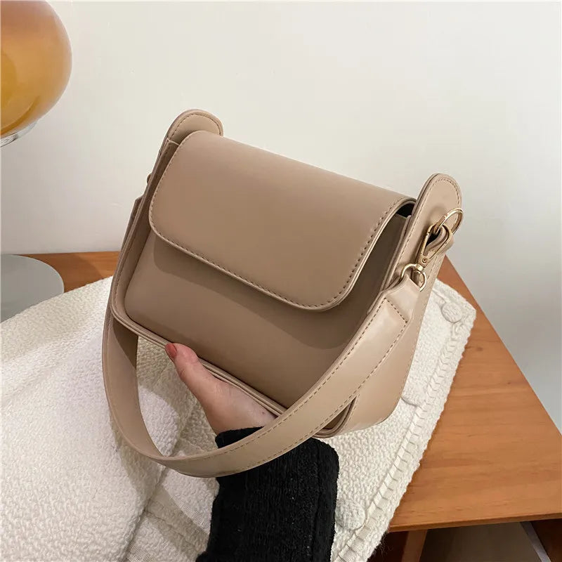 Spring Flap Women Handbag PU Leather Shoulder Bags Flap Crossbody Bag