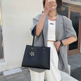 Spring Shoulder Bag PU Leather Large Capacity Totes Office Lady
