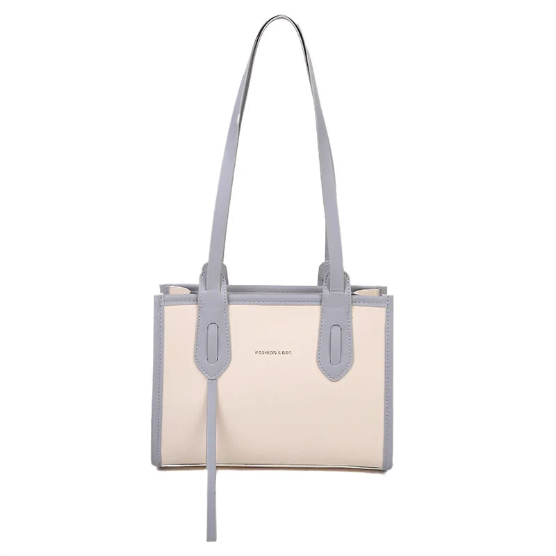 Spring Women's Bag Casual Tote Large Capacity High PU Leather Shoulder Handbags