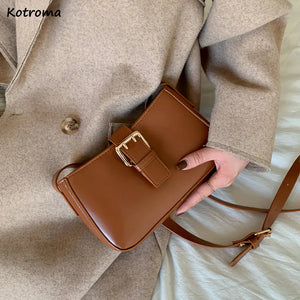 Square Vintage Shoulder Bags Women Zipper Mori Girls Office Ladies Waterproof