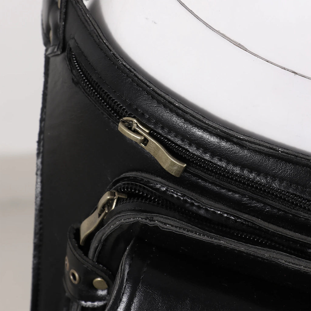 Steampunk Retro Rubber Crossbody Waist Bag