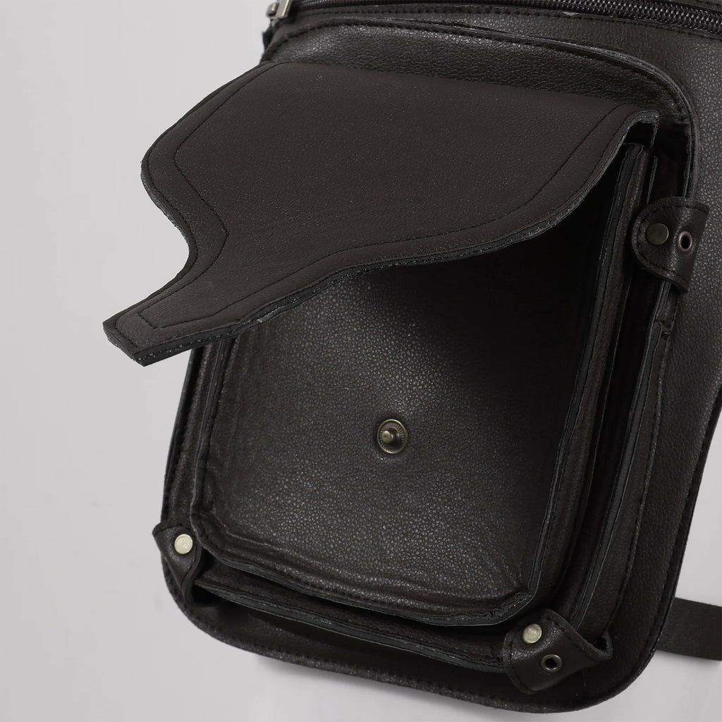 Steampunk Retro Rubber Crossbody Waist Bag