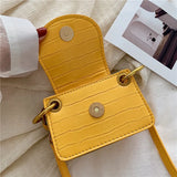 Stone Pattern PU Leather Crossbody Bags For Women