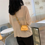 Stone Pattern PU Leather Crossbody Bags For Women