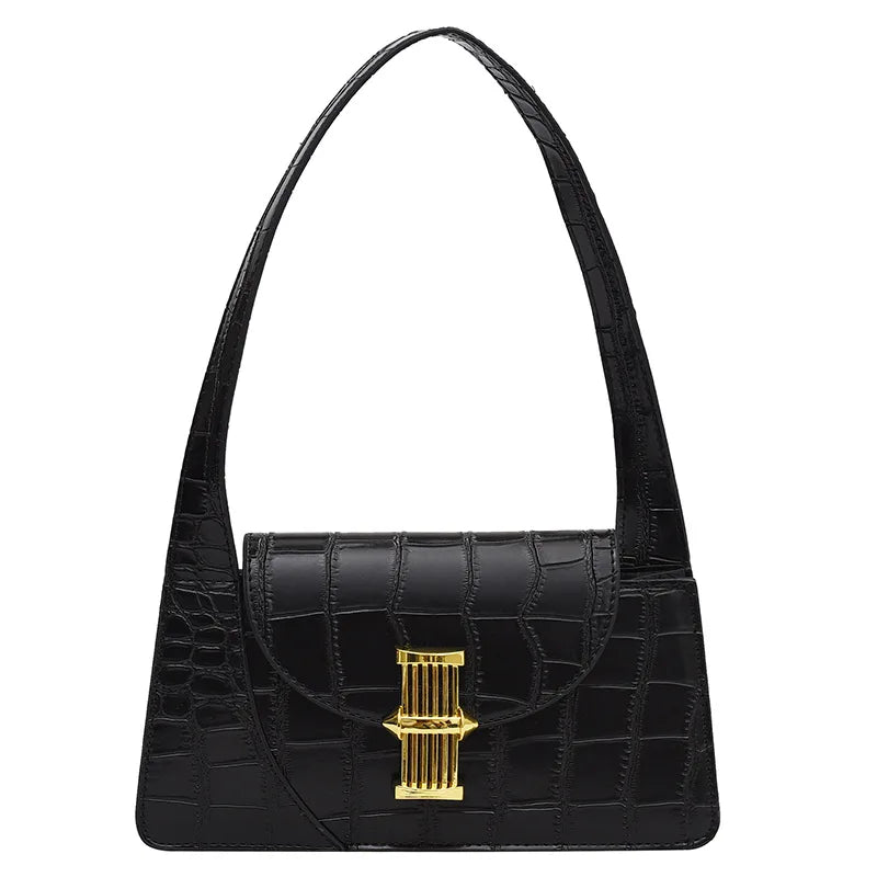 Stone Pattern Shoulder Women's Bags Handbags for Women Small Flap Shopper