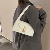 Stone Pattern Shoulder Women's Bags Handbags for Women Small Flap Shopper