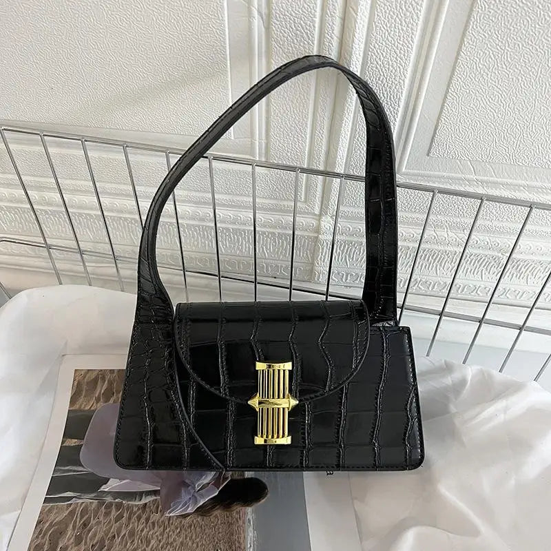 Stone Pattern Shoulder Women's Bags Handbags for Women Small Flap Shopper