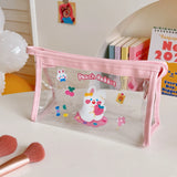 Transparent Portable Large Capacity Cosmetic Storage Bag