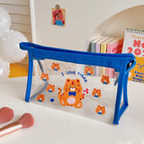 Transparent Portable Large Capacity Cosmetic Storage Bag