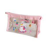 Transparent Portable Large Capacity Cosmetic Storage Bag