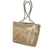 Small Lace Flower Straw Bag Western Style Beach Tote