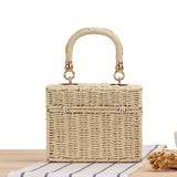 Straw Rope Women's Bag Messenger Handbag Beach Bag