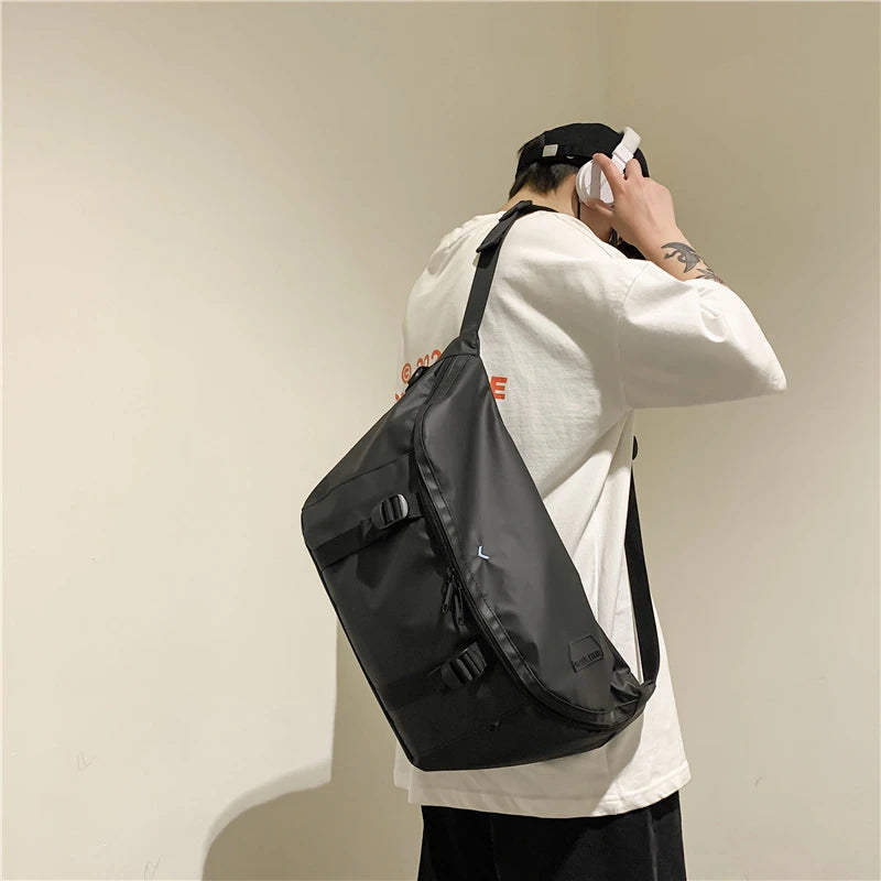 Large Capacity Hip Hop Bags Oxford Cloth Waist Bag