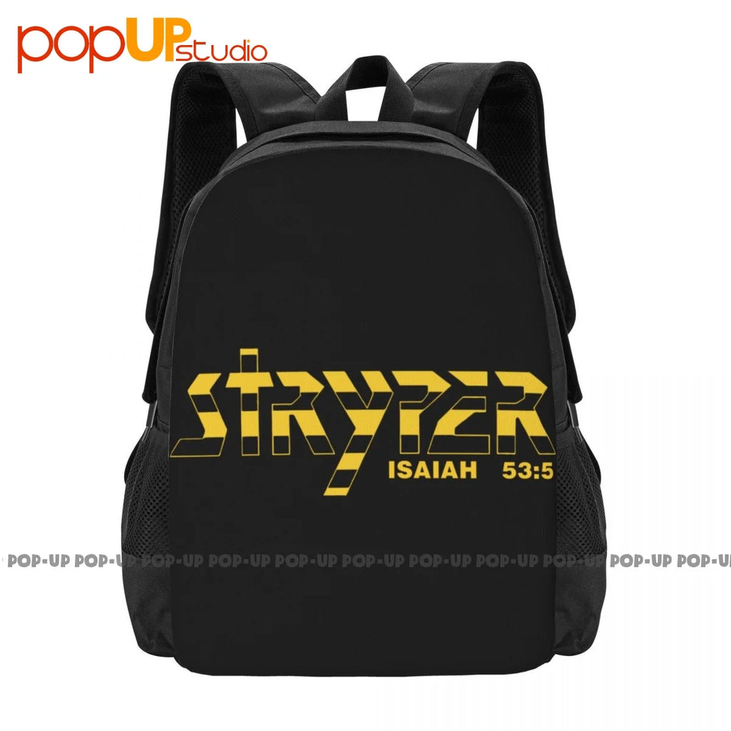 Stryper Isaiah 53 5 777 Metal Hair Band 1986 Tour Backpack