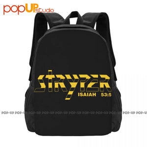 Stryper Isaiah 53 5 777 Metal Hair Band 1986 Tour Backpack