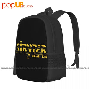 Stryper Isaiah 53 5 777 Metal Hair Band 1986 Tour Backpack