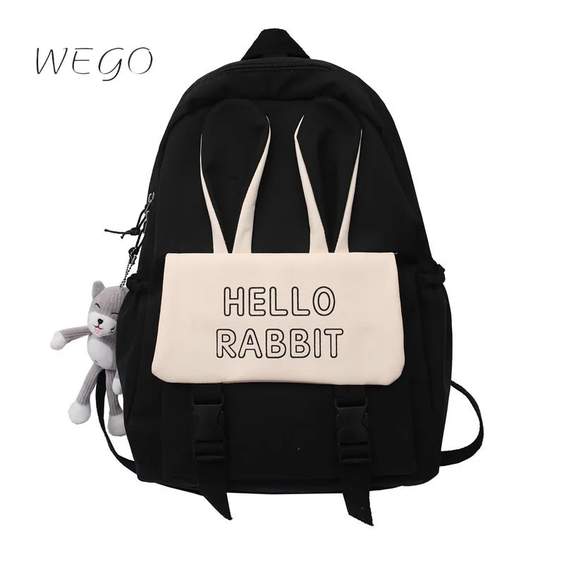 Long Eared Rabbit School Bag Female Japanese College Junior High School Student