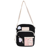 Cartoon Nylon Waterproof Transparent Messenger Bag