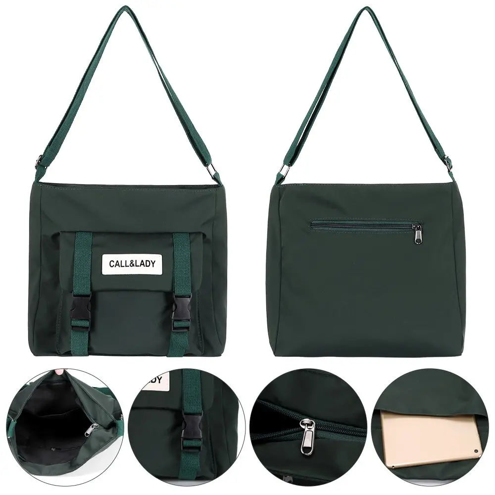 Classic Canvas Schoolbag Messenger Bag Crossbody Bags