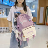 Japanese College School Backpack Large Capacity Outdoor Travel Pack