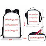 Animal Shark Printing School Backpack for Boys