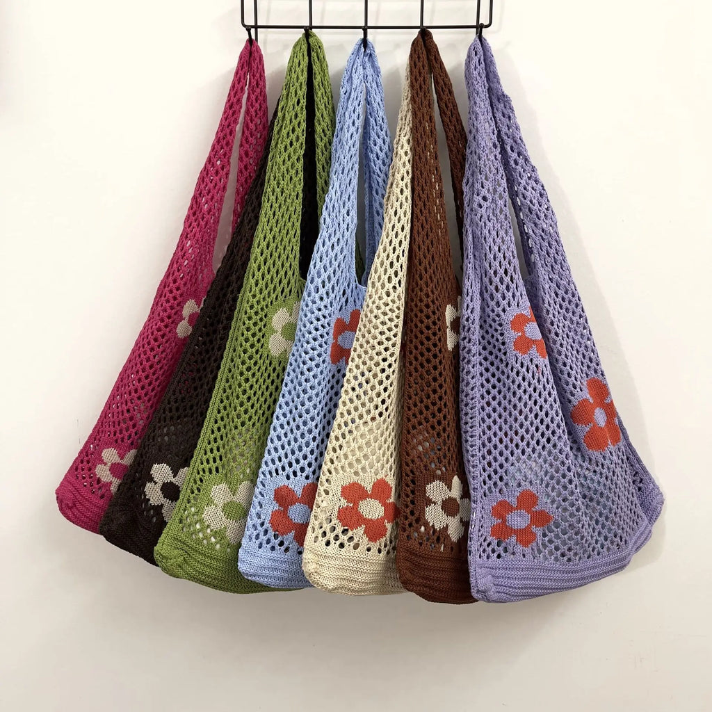 Casual Flower Sports Shoulder Bag Women Handbag