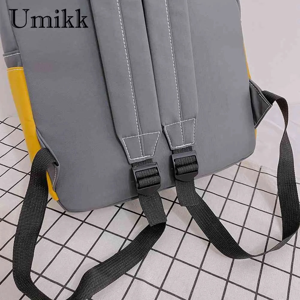Stylish Ladies Nylon Zipper Shoulder Backpacks Women Pure Students School Bags