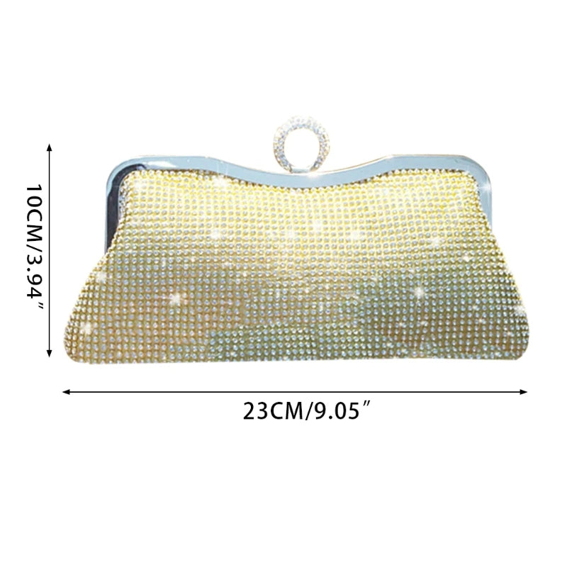 Women Handbag Evening Party Bridal Clutch Bag Prom Wedding