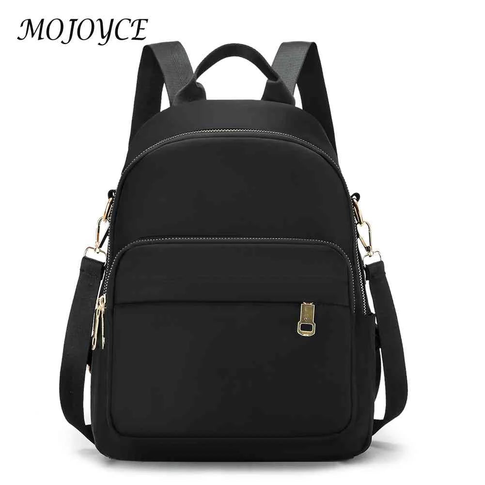 Nylon School Bag for Women Large Capacity Travel Handbag