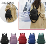 Nylon School Bag for Women Large Capacity Travel Handbag