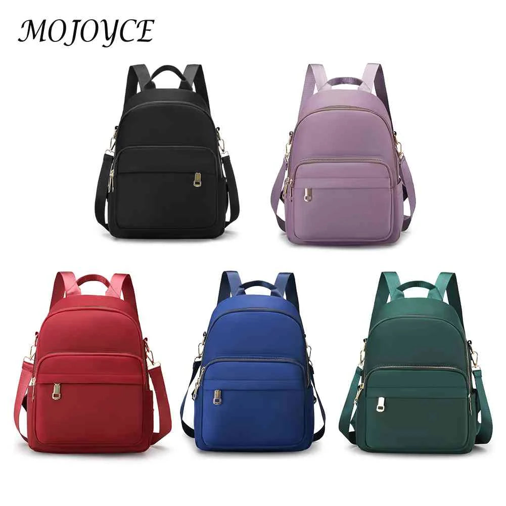 Nylon School Bag for Women Large Capacity Travel Handbag