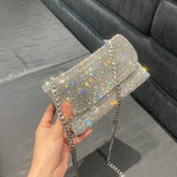Women Rhinestones Evening Clutch Bag for Party