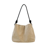 Suede Shoulder Side Bag Women Winter Large Capacity Crossbody Handbag